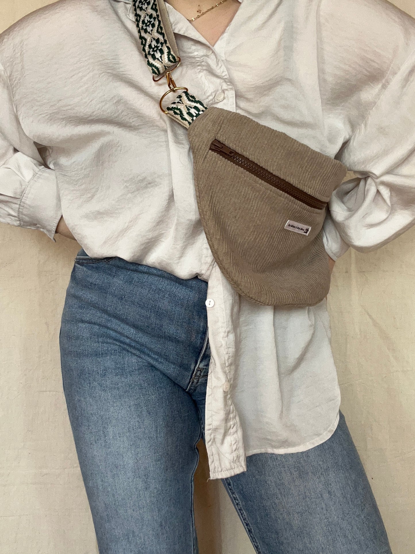 Sac Banane Sarah Taupe