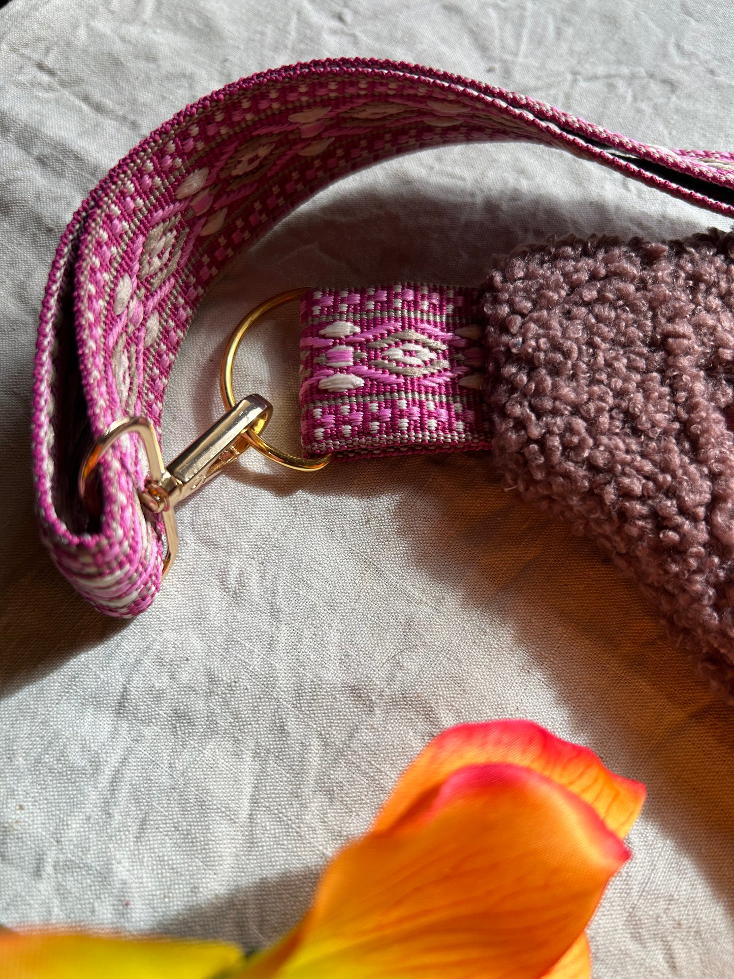 Sac Banane Charlotte Vieux Rose