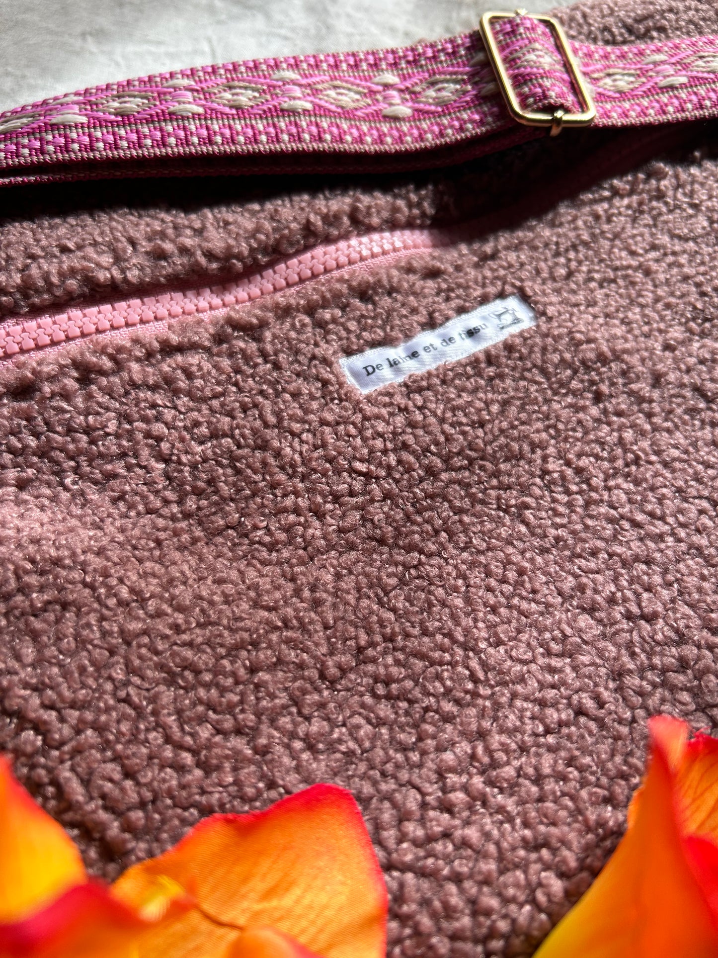 Sac Banane Charlotte Vieux Rose