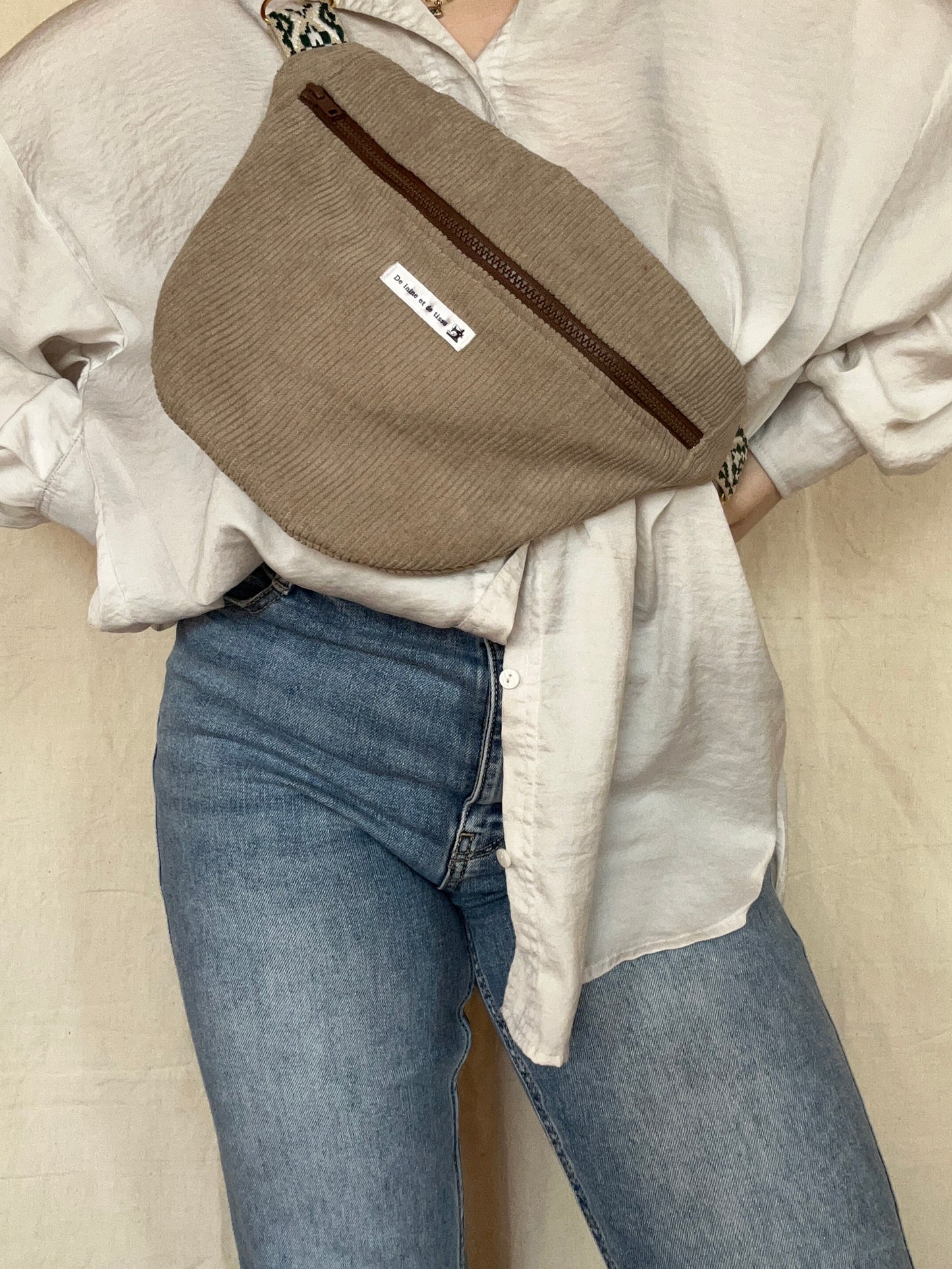 Sac Banane Sarah Taupe