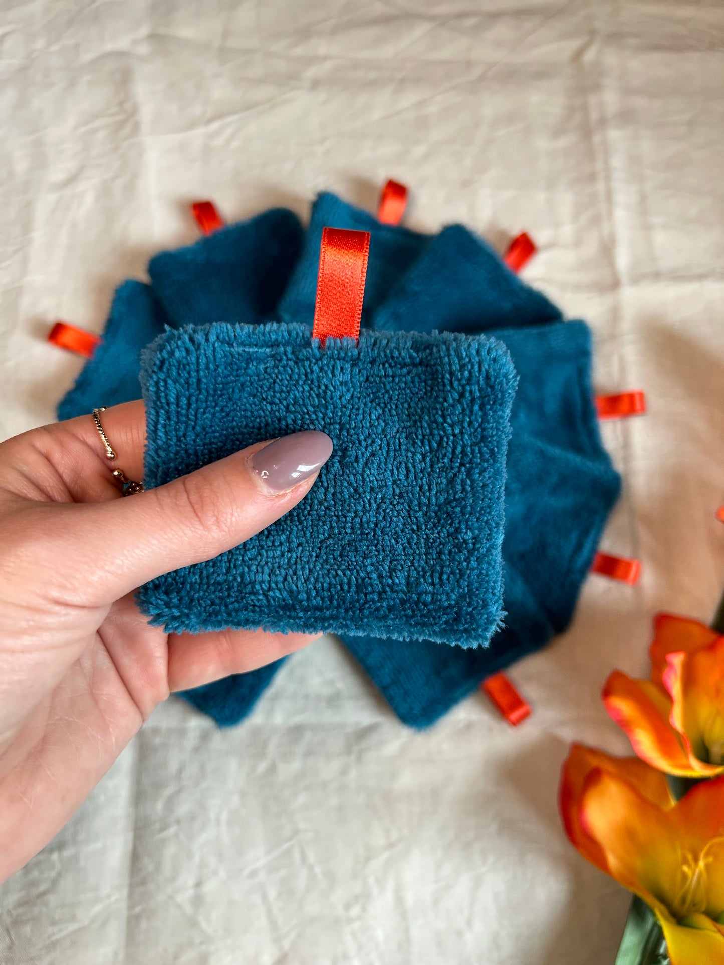 Les Démaquillottes - Bleu Pétrole