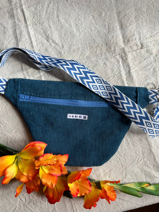 Sac Banane Sarah Bleu