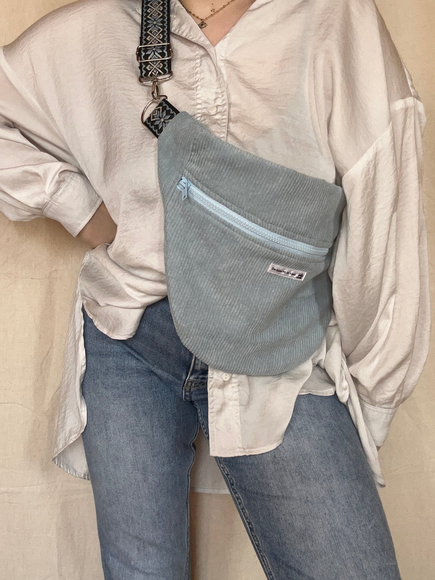 Sac Banane Sarah Bleu Ciel