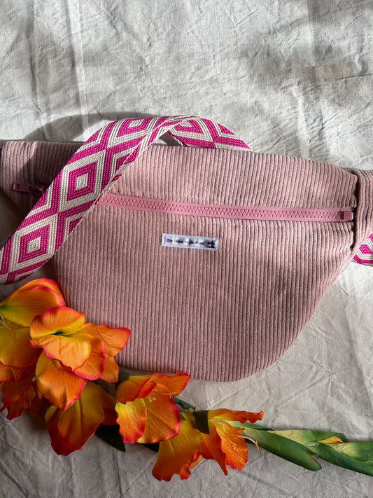 Sac Banane Sarah Rose Poudré