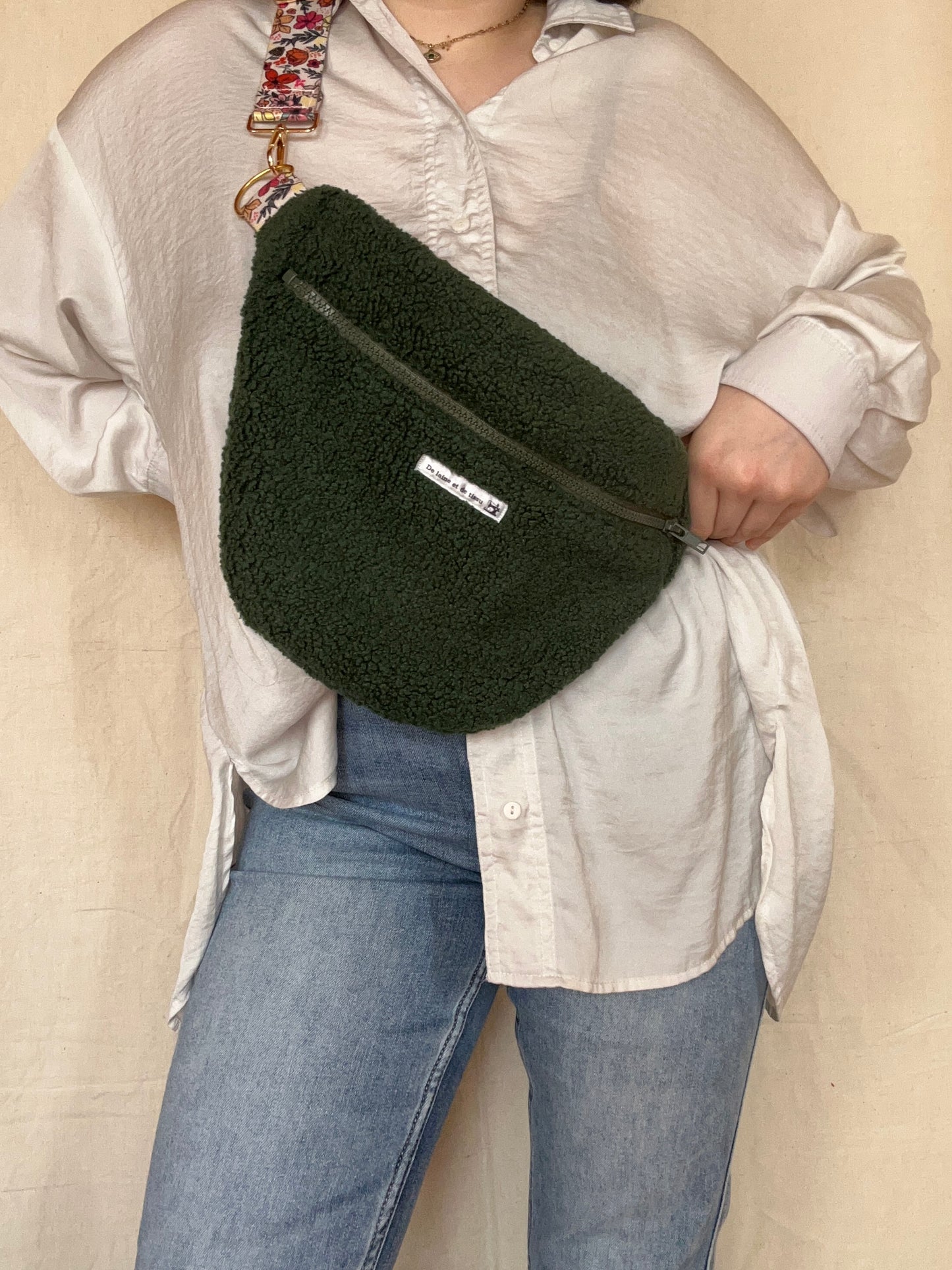 Sac Banane Charlotte Vert Sapin