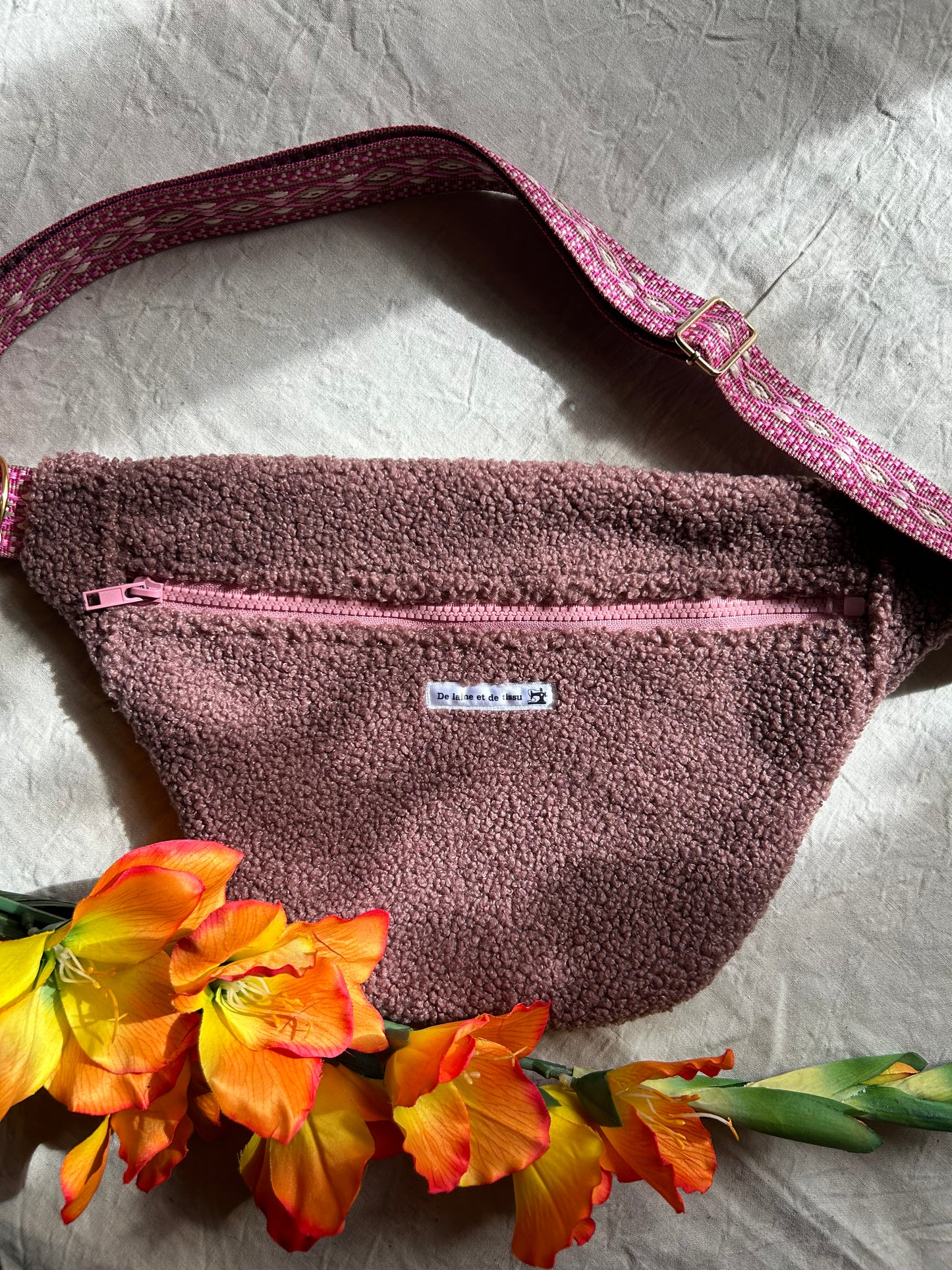 Sac Banane Charlotte Vieux Rose