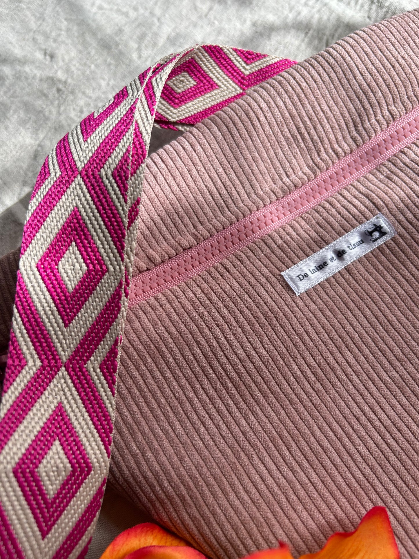 Sac Banane Sarah Rose Poudré